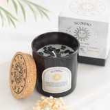 Scorpio Zodiac Crystal Candle