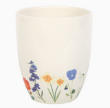 Wildflower Floral Ceramic Plant Pot