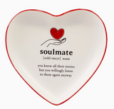 Heart Shaped Tid Bit W/Sayings