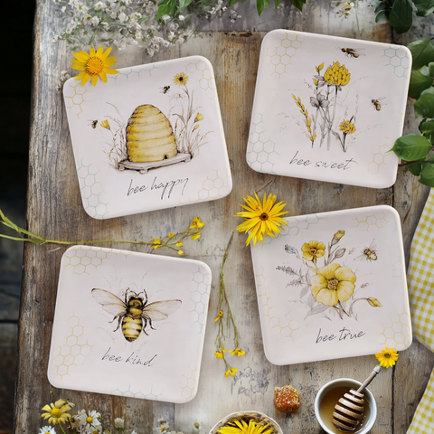 Bee Sweet Canape Plates (Multiple Variants)