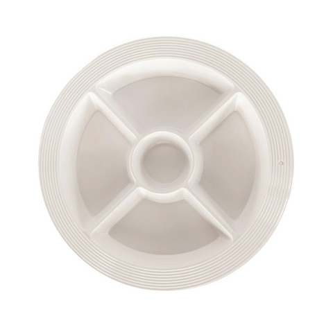 Nora Fleming Melamine Divided Dish - Pinstripes