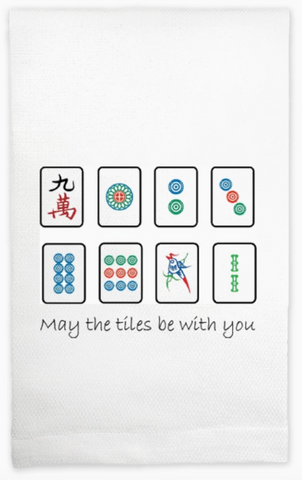 "May the Tiles Be with You" Huck Towel