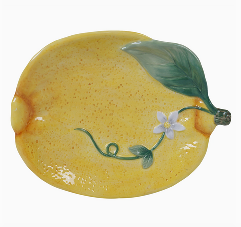 Citron 3-D Lemon Dessert Plate