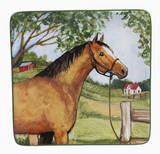 Clover Farm Horse Salad Plate (4 variants)