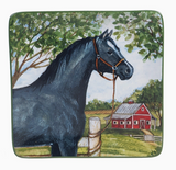 Clover Farm Horse Salad Plate (4 variants)