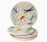 Cork Backed Absorbent Coasters 4 Pack (Multiple Styles)