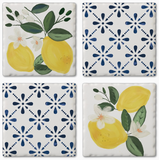 Cork Backed Absorbent Coasters 4 Pack (Multiple Styles)