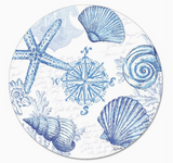 "Coastal Sketch" Lazy Susan Turntable