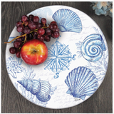 "Coastal Sketch" Lazy Susan Turntable