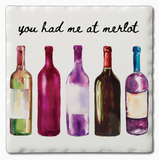 Single Absorbent Stone Tumbled Tile Coaster (Multiple Styles)