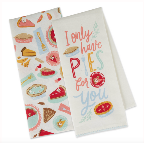 Pies For You Dishtowel Set Of 2