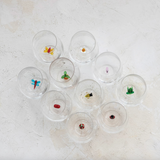 Stemless Wine Glass w/ Figure Inside, 10 Styles