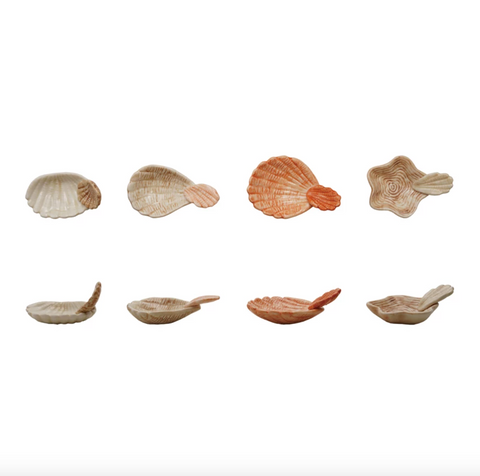 Shell Dish with Shell Shaped Handle (4 Styles)