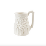 Embossed Stoneware Creamer