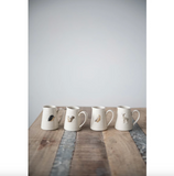 Hand-Painted Creamer with Forest Animal (4 Styles)