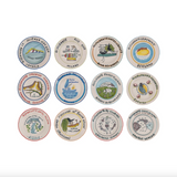 Hand-Painted Hotel Restaurant Plate (12 Styles)