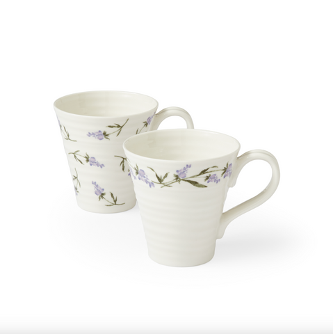 Portmeirion Sophie Conran-Lavandula Mugs S/2 12oz