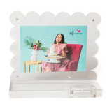 Nora Fleming - clearly a-nora-ble: scalloped acrylic frame