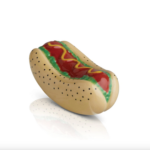 Nora Fleming Mini - Chicago dog (hot dog)
