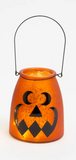 5.9"H B/O Lighted Glass Lantern