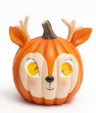 8.4" Lighted Resin Pumpkin