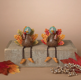 4.13" Resin Harvest Turkey Football Player