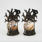 10.8" Lighted Spinning Haunted Tree (2 Variants)