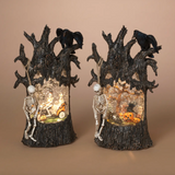 10.8" Lighted Spinning Haunted Tree (2 Variants)