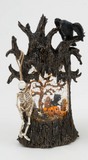 10.8" Lighted Spinning Haunted Tree (2 Variants)