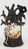 10.8" Lighted Spinning Haunted Tree (2 Variants)