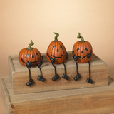 4.9"H Resin Halloween Pumpkin (3 Variants)