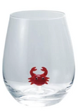 Wine Glass w Hand-Blown Figure (8 Styles)