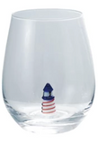 Wine Glass w Hand-Blown Figure (8 Styles)