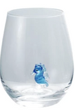 Wine Glass w Hand-Blown Figure (8 Styles)
