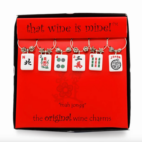 Mahjong Wine Charms