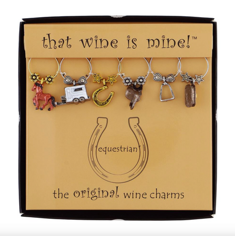 Equestrian Wine Charms