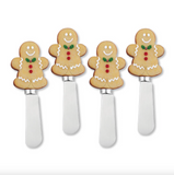 Set of 4 Holiday Cheese Spreaders (Multiple Styles)