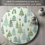 "Jolly Trees" Lazy Susan Turntable