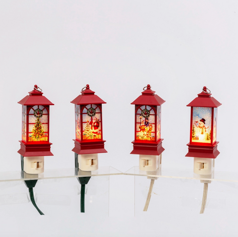 6.25" Lighted Holiday Lantern Nightlight