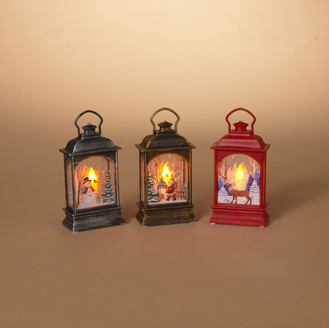 5.3" Lighted Holiday Lantern