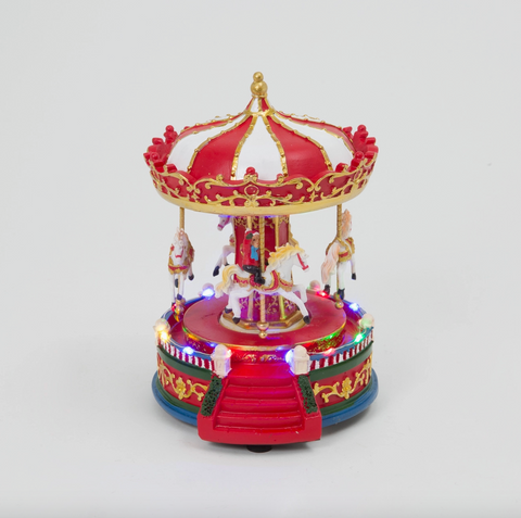 Lighted & Musical Moving Christmas Figurine