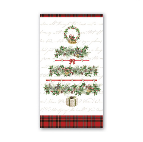Holiday Garland Hostess Napkin