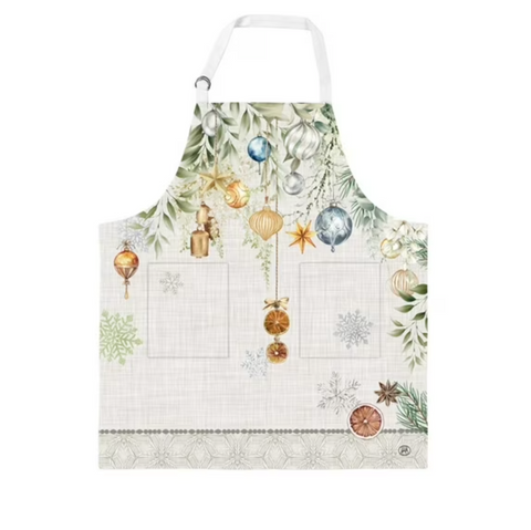 Peace on Earth Apron with Pockets