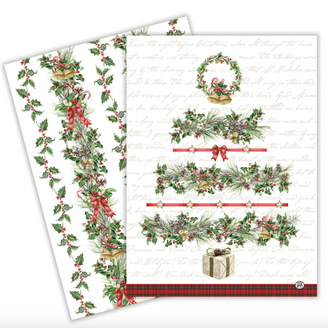 Holiday Garland Kitchen Towel Set