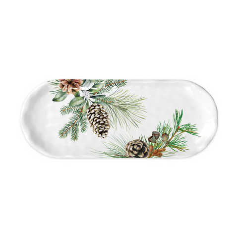 White Spruce Melamine Accent Tray