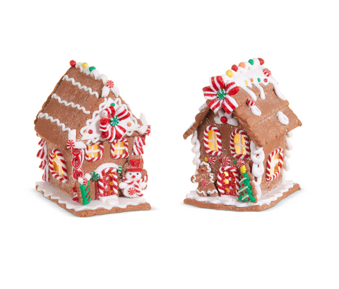 5.5" Lighted Gingerbread House