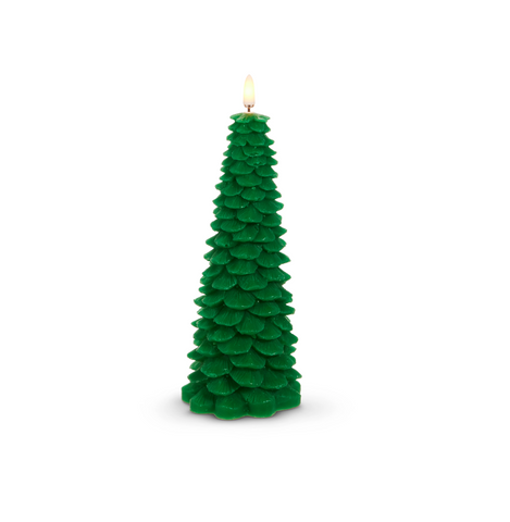 8" Green Tree Candle