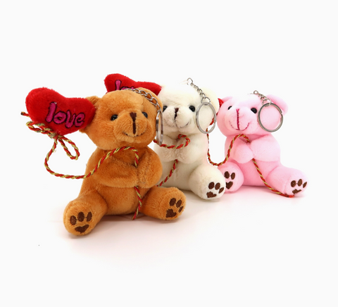 Love Bear Plush Key Chain