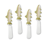 Set of 4 Cheese Spreaders (Multiple Styles)