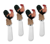 Set of 4 Cheese Spreaders (Multiple Styles)